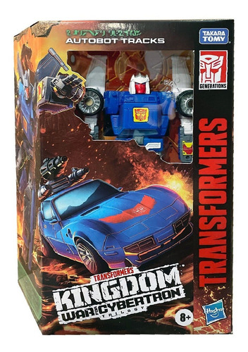 Transformers Wfc Kingdom Deluxe - Autobot Tracks / Diverti