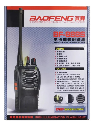 Radios Baofeng Bf-888s Transmisor Vhf Walkie Talkie 2pcs