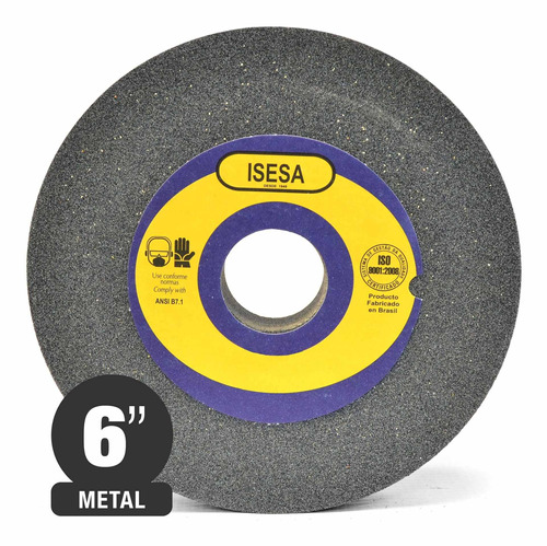 Piedra Esmeril Recta Oxido Aluminio 6  X 3/4  Grano 60