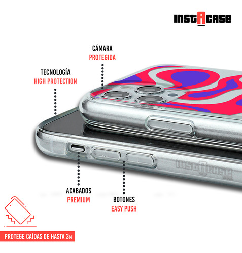 Funda Para iPhone Para Mujer Curvas Rojas Con Tu Nombre