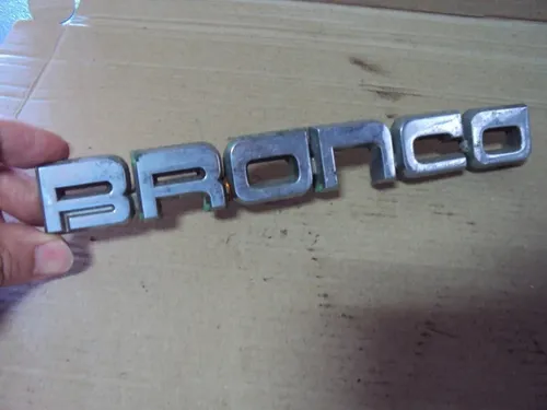 Emblema Bronco Plastico (Usado)
