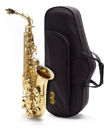 Saxo Alto Knight Jbass-200 Llave De F# Laqueado Estuche 41