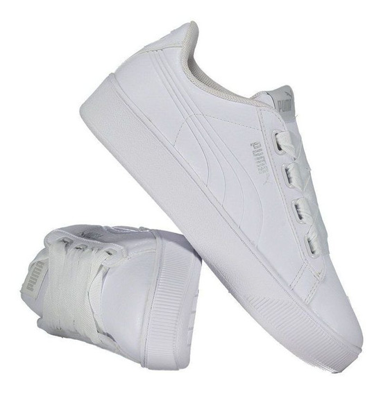 tênis puma vikky platform ribbon s feminino