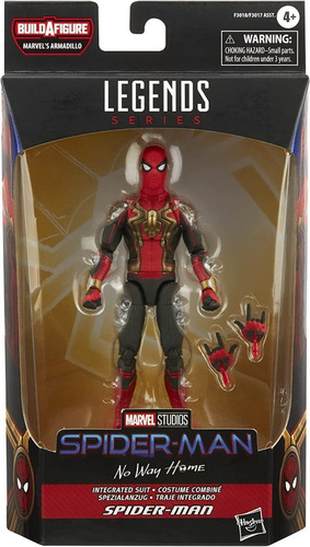  Figura Marvel Legends Series - Spider-man Traje Integrado