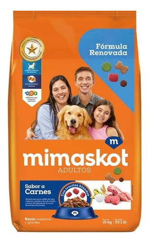 Mimaskot Adulto De Carne 7.5 Kg Razas Medianas Y Grandes