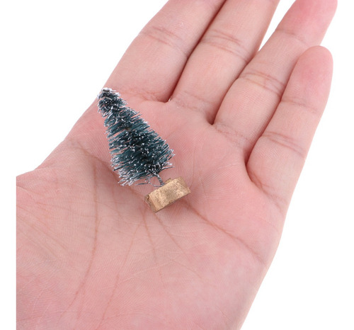 H 20 Piezas Dollhouse Miniatura Árbol De Navidad Cuarto