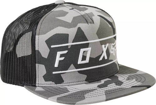 Gorra Niño Fox Youth Pinnacle Mesh Hat Camuflado Logo Bordad