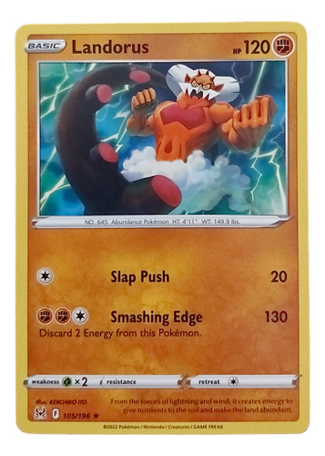 Carta Pokemon Landorus 105/196