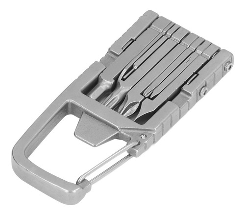 Llavero Multiherramientas Plegable 12 En 1 De Acero Inox.