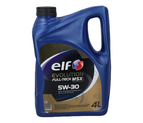 Aceite Evolution Fulltech Msx 5w30 4l Elf Sintetico