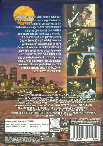 Luna Sangrienta | Dvd Gary Daniels Película Nueva