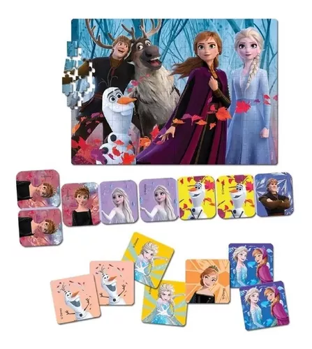 Jogos De Mesa Super Kit Com 3 Jogos Disney Princesas 2354 em