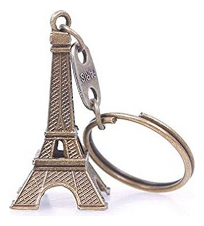 Llavero Vintage Torre Eiffel, Regalo Romántico Parejas