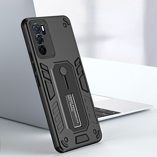 Funda Para Oppo A16/a16s, Soporte Metálico Con Película De V