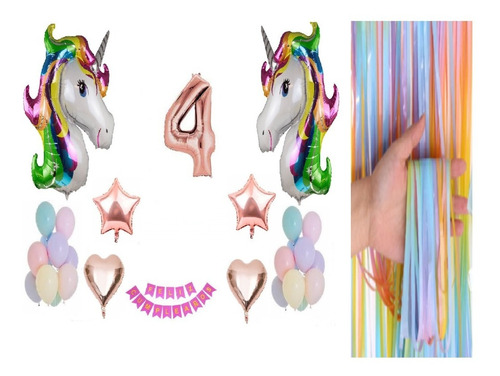 Combo 29 Globos Unicornio-..  (ver Descripcion)