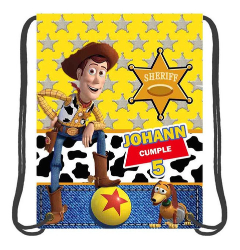 Imagen 1 de 4 de 30 Mochilas Dulceros, Personalizados, Fiestas, Toy Story