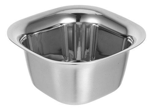 Cuenco Cuadrado Pequeño De Acero Inoxidable: Condimento De R