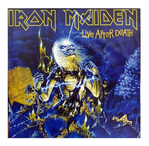 Coleccion Vinilos Iron Maiden + Libro N° 8 Live After Death