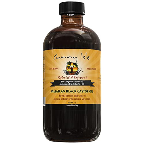 Sunny Isle Jamaican Black Castor Oil, 8 Fl. Oz. Ten Gde6k