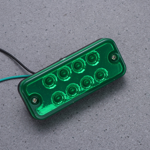 Luces De Posición Laterales Verdes, 24 V, 8 Led, Para Camión