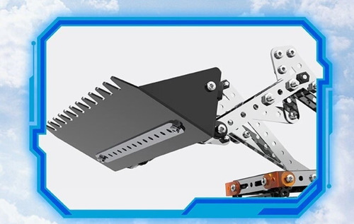 Imagen 5 de 8 de Excavadora De Juguete A Control Remoto Para Armar 1153 Pcs