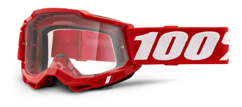 Goggles Moto Accuri 2 Neon/rojo Clear Lens 100% Original