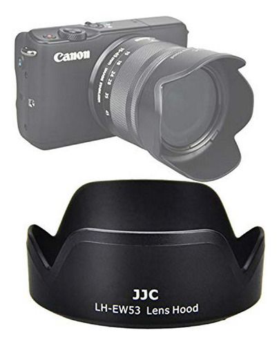 Capucha De Lente Jjc Lh-ew53 Para Canon Ef-m 15-45mm