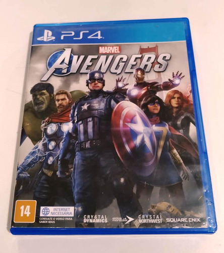 Jogo Ps4 Marvel Avengers (Usado)