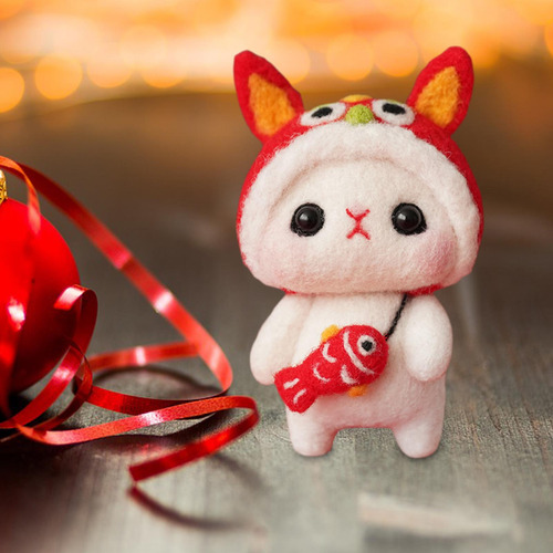 Ferramentas De Feltragem De Animal Boneca Chaveiro Estilo B