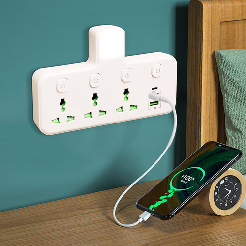 I Multi Plug Extension Socket Adapter Multi Functional 5005