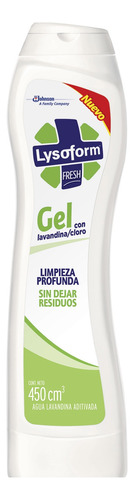 Limpiador Lysoform Limpieza Profunda Neutro En Gel 450ml