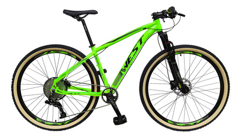 Bicicleta Aro 29 Prowest Discovery 12v Rx Hid Trava Guidão Cor Verde-limão Tamanho Do Quadro 15