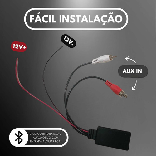 Modulo Bluetooth Aux Rca Radio Pioneer Alpine Kenwood Sony