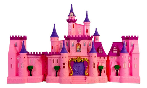 Castillo De Juguete Princesas Muñecas Para Niñas Rosa