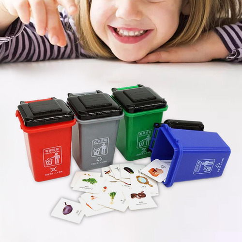 6x Camión De Basura Juguete Gestión De Residuos Reciclaje