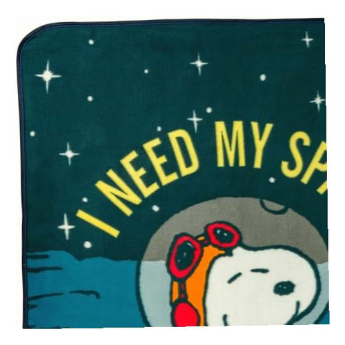 Silver Buffalo Peanuts Snoopy Need My Space Manta De Forro