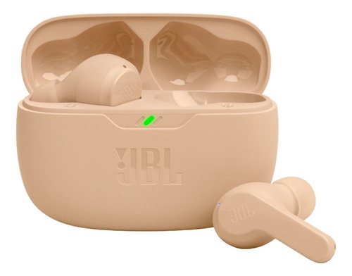 Audífonos Inalámbricos Jbl Vibe Beam Bluetooth, Beige. Color Beige Color de la luz Beige