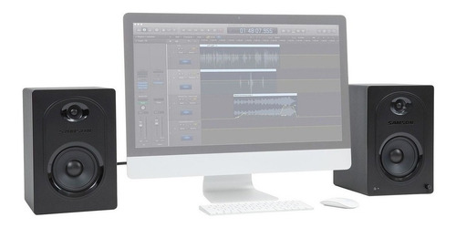 Imagen 4 de 4 de Monitores Samson Mediaone M50 Estudio Activos Par 80 Watts