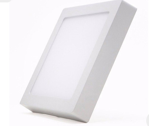 Plafón  Led Aplicar Cuadrado Blanco 6w Candil