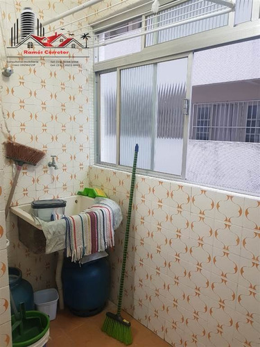 Imagem 6 de 10 de Apartamento À Venda No Primeiro Andar Com 1 Dormitório Na Vila Guilhermina Em Praia Gande Sp. - Rrc145