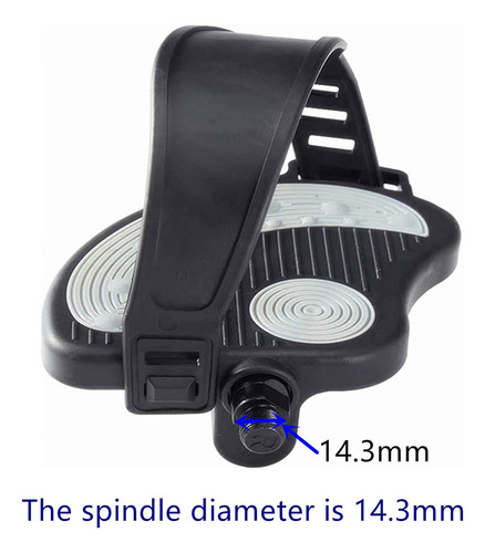 Bike Pedals Toe Clips Cages And Straps 1 Pair Non Slip For