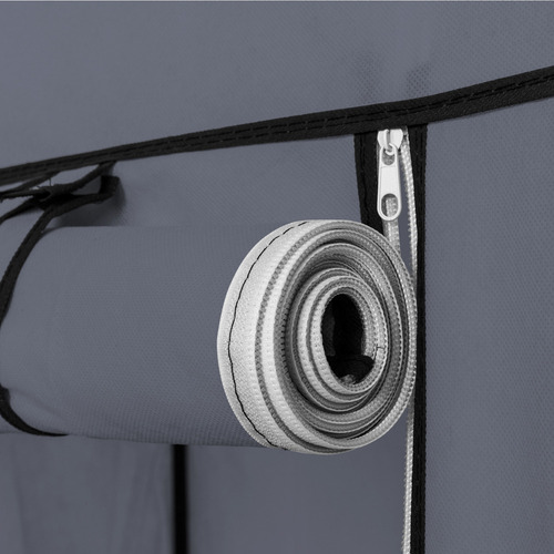 5 Niveles Ropero Rack Closet Armable Recamara Organizacion Color Gris