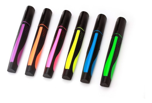 Imagen 3 de 3 de Resaltador Fluo Pack X 6 Colores