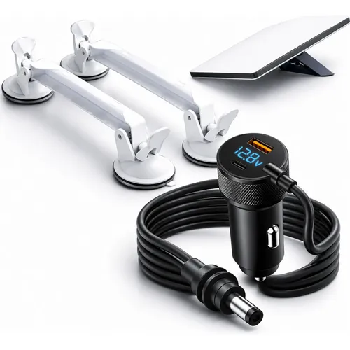 Kit Suporte Starlink Mini E Cabo Internet Satélite Veicular