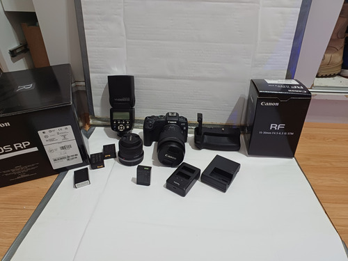 Canon Eos Rp Com Poucos Cliques Com Kit Varios Bindes (Usado)