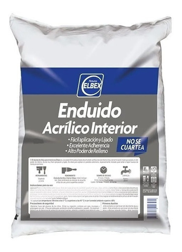 Enduido Interior Elbex 20 Kg - Lnf