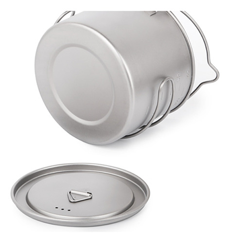 Bote De Titanio Ligero Lixada De 750 Ml/900 Ml/1100 Ml Con