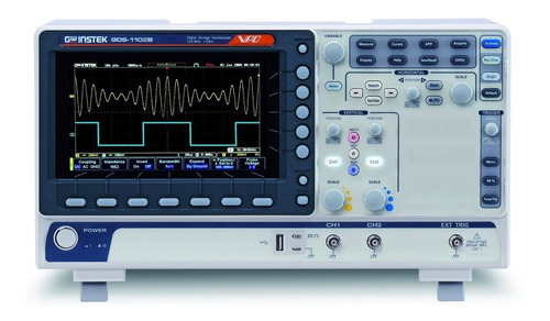 Osciloscopio Digital Gw Instek Gds1102b 100mhz 1gsa 7puLG