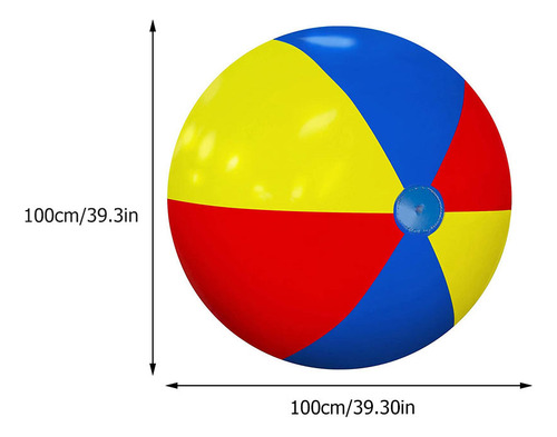 Pelota Inflable Grande De Pvc Para Jugar, Pelota Colorida, 1