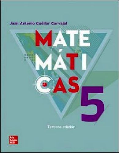 Matemáticas 5 3ed. Bach. S.cuéllar -solo Libro-